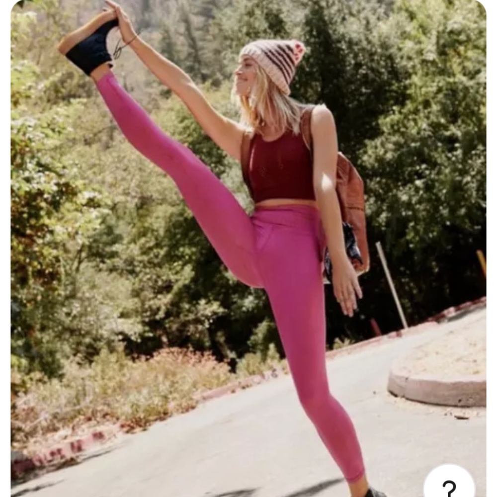 FP Movement Tropical Hot Pink Leggings Karma Ashanti M/L Medium Large